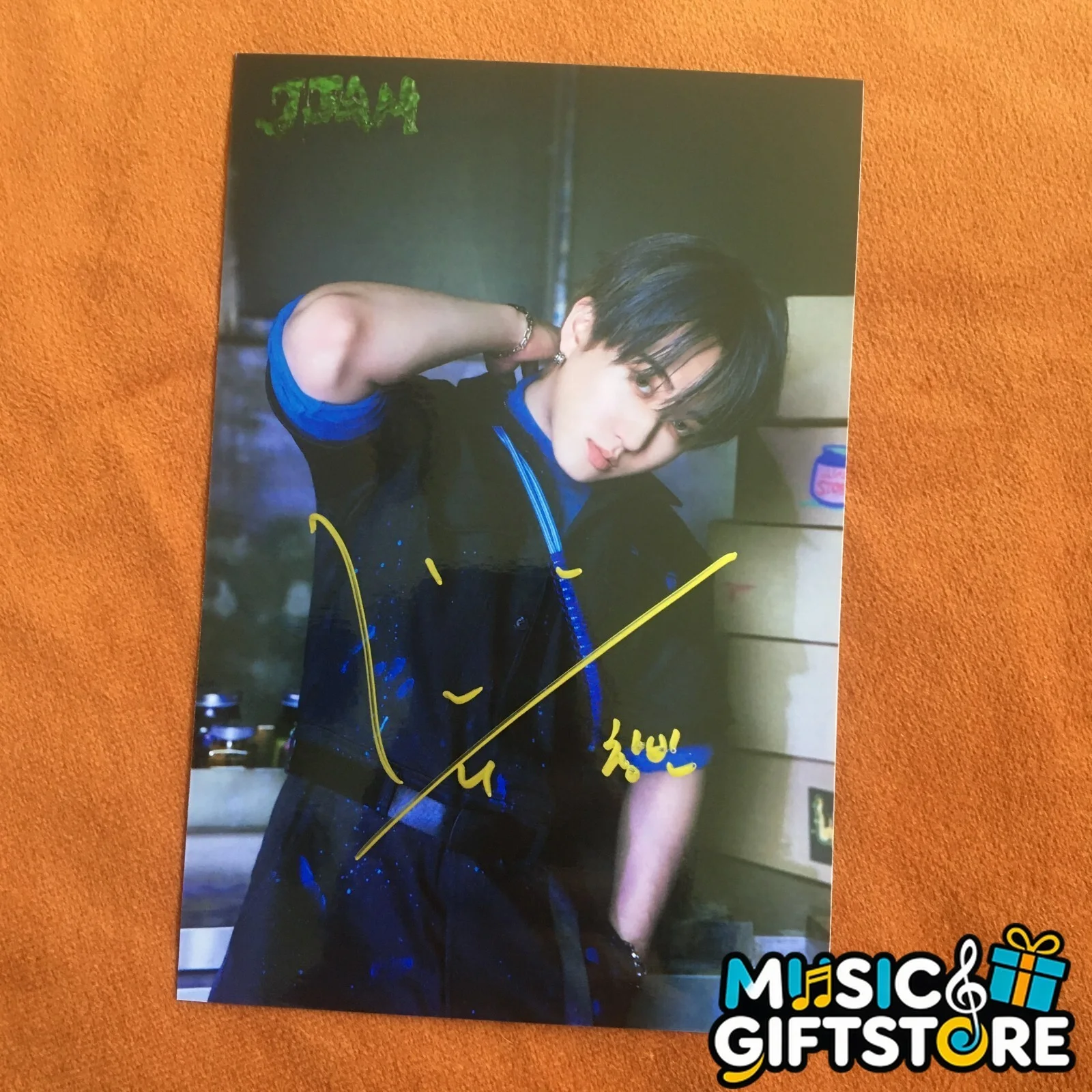 Stray Kids SEO CHANG BIN Photo JJAM Autographed Signed K-POP Collection 2024 #MU, image 3