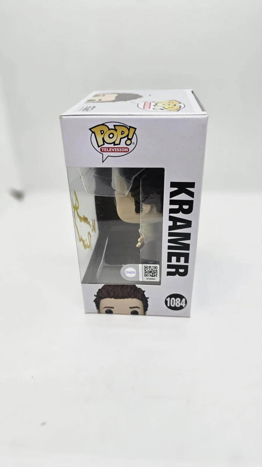 mixhael richards — Michael Richards Signed Seinfeld Cosmo Kramer Funko Pop #1084 SWAU, image 2