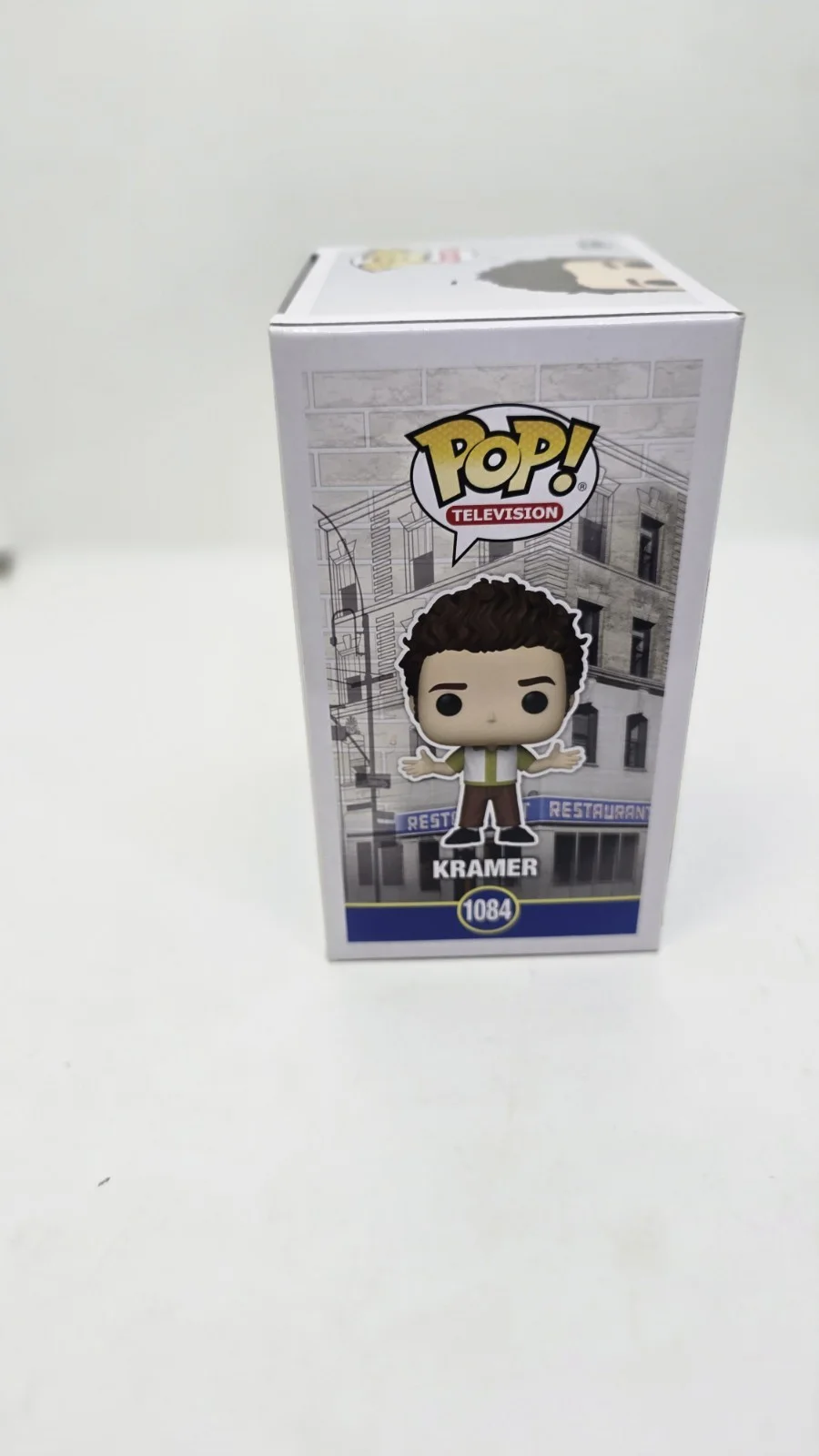 mixhael richards — Michael Richards Signed Seinfeld Cosmo Kramer Funko Pop #1084 SWAU, image 3