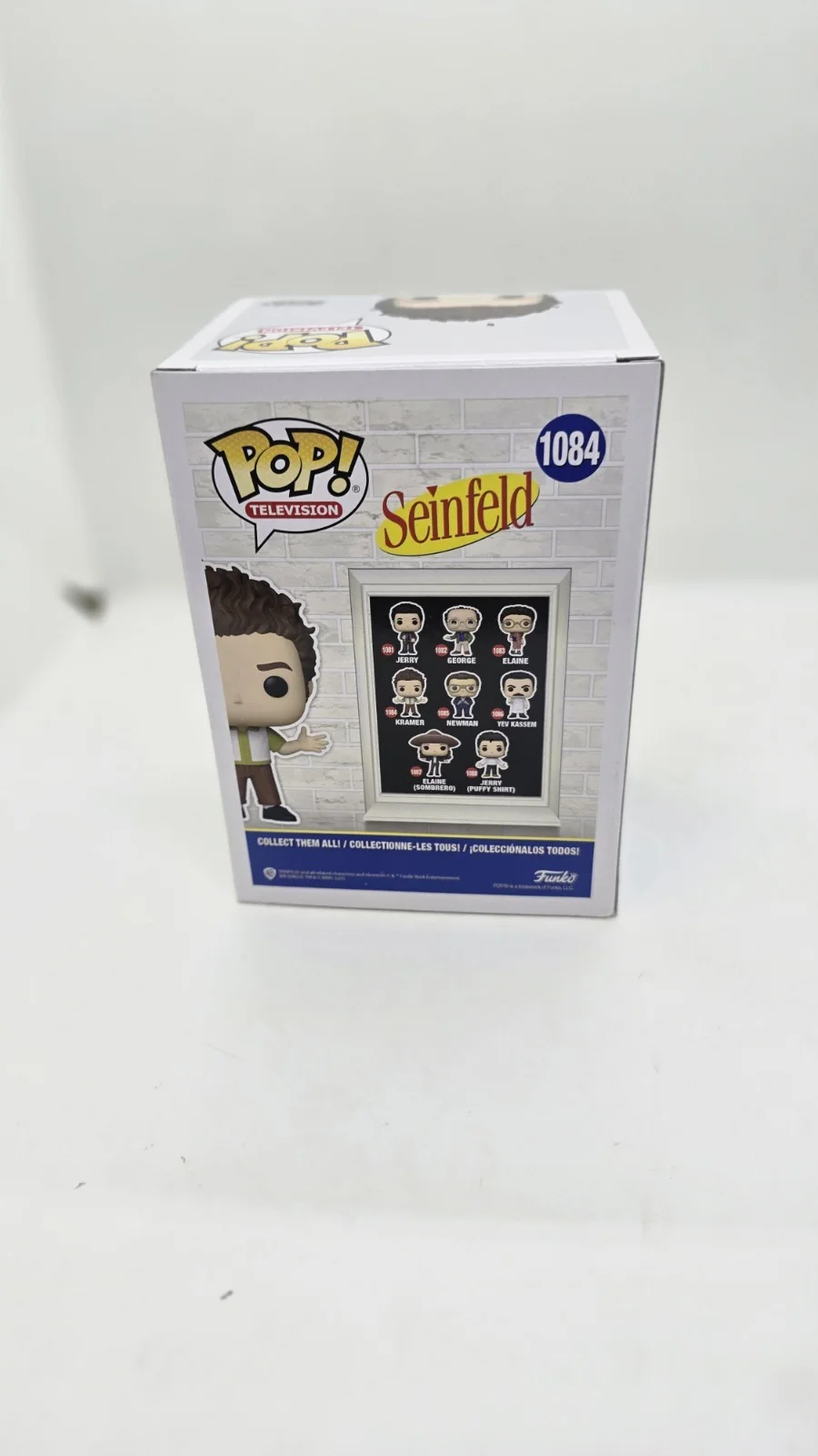 mixhael richards — Michael Richards Signed Seinfeld Cosmo Kramer Funko Pop #1084 SWAU, image 4