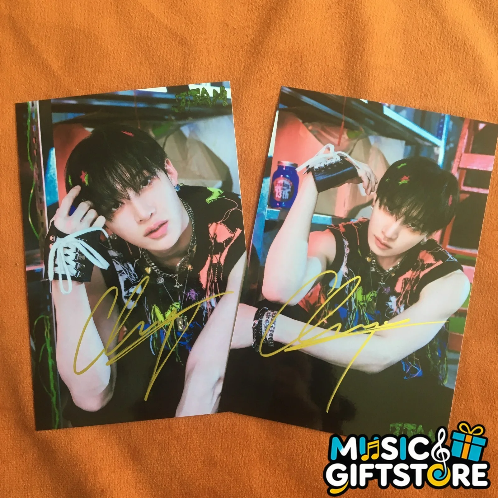 SALE Stray Kids BANG CHAN Photo JJAM Autographed K-POP Collection 4*6 2024 #MUGS, изображение 2