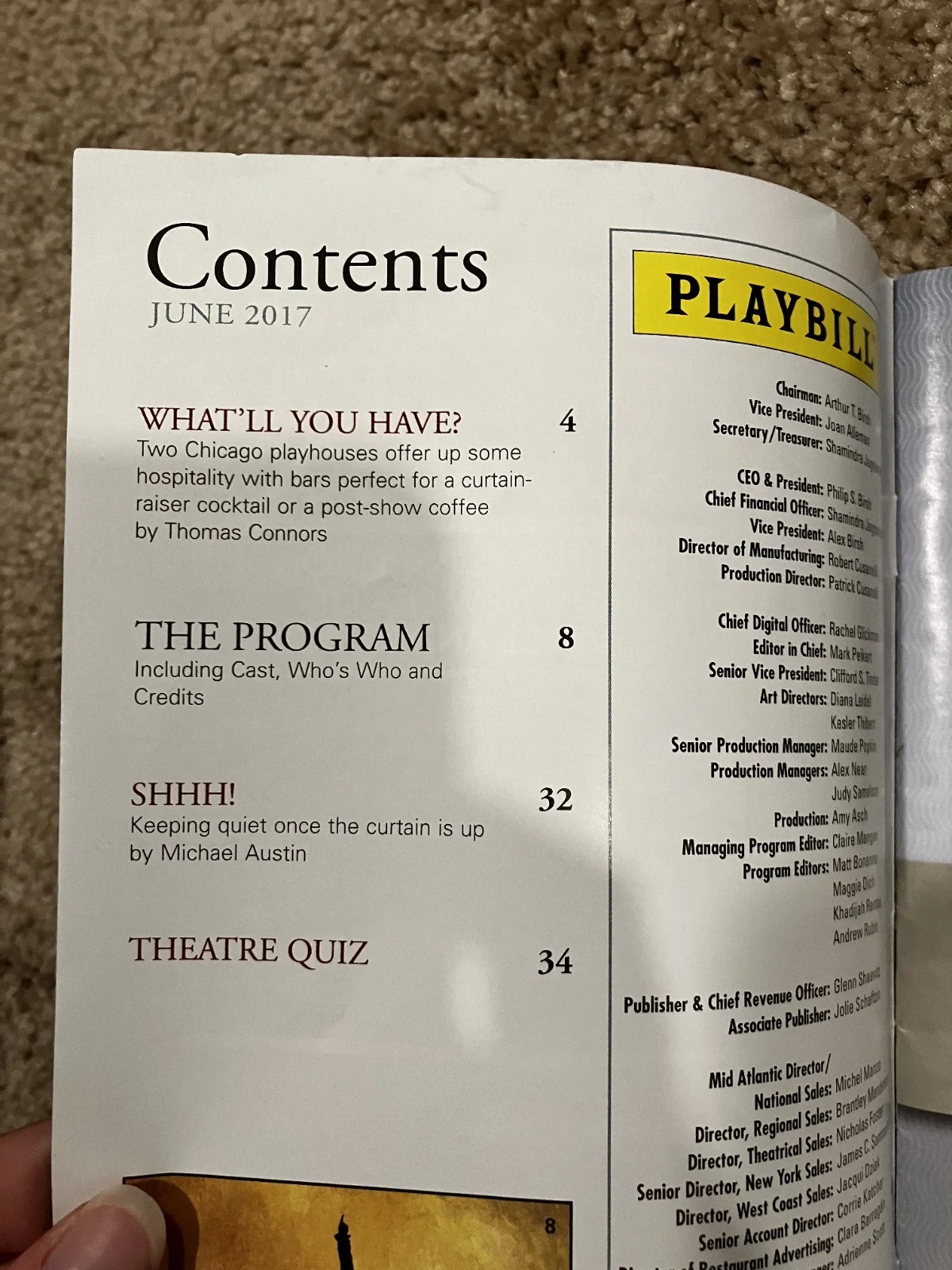 Hamilton Chicago Signed Playbill June 2017 PrivateBank Theatre, image 2