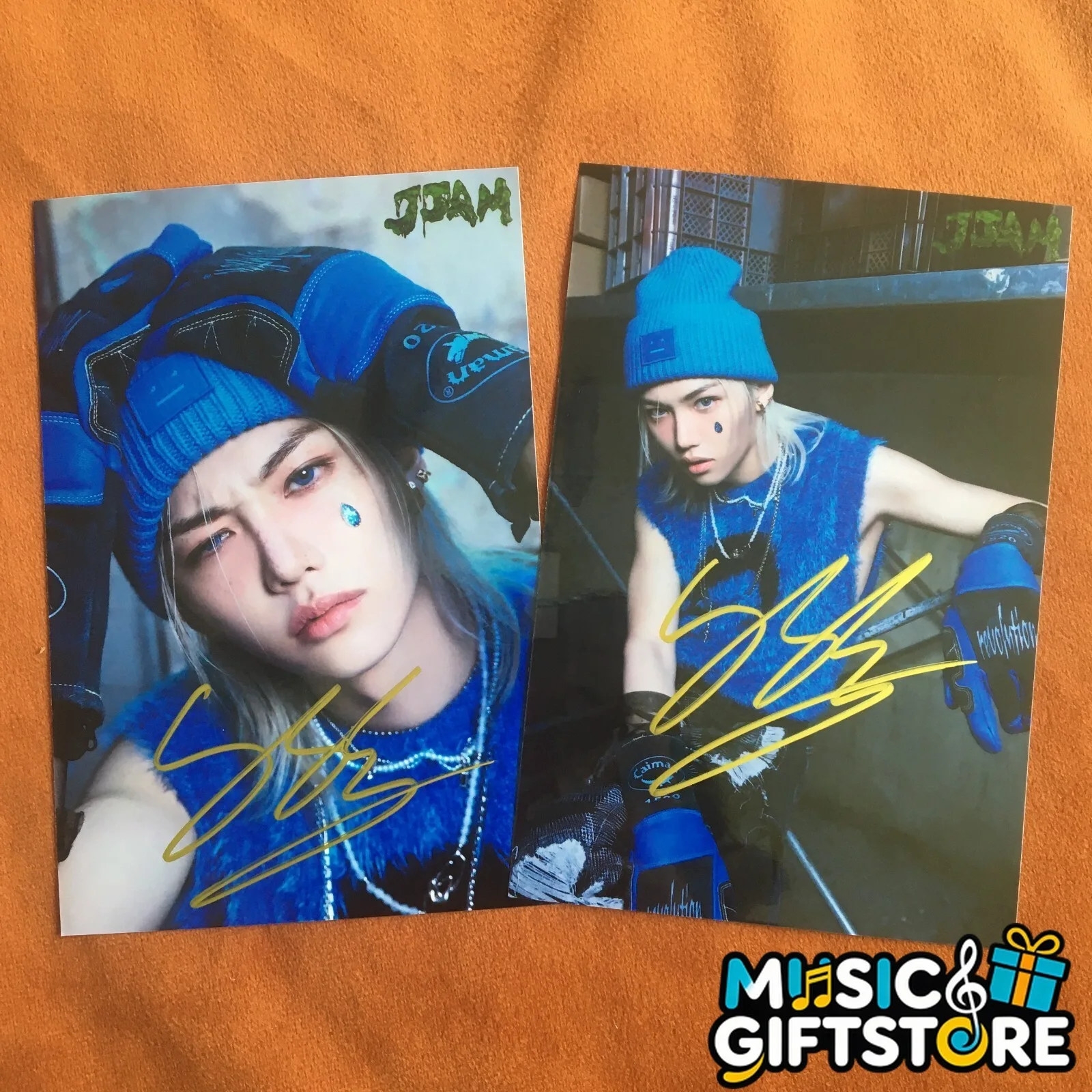 Stray Kids FELIX Felix Photo JJAM Autographed Signed K-POP Collection 2024 #MUGS, изображение 2
