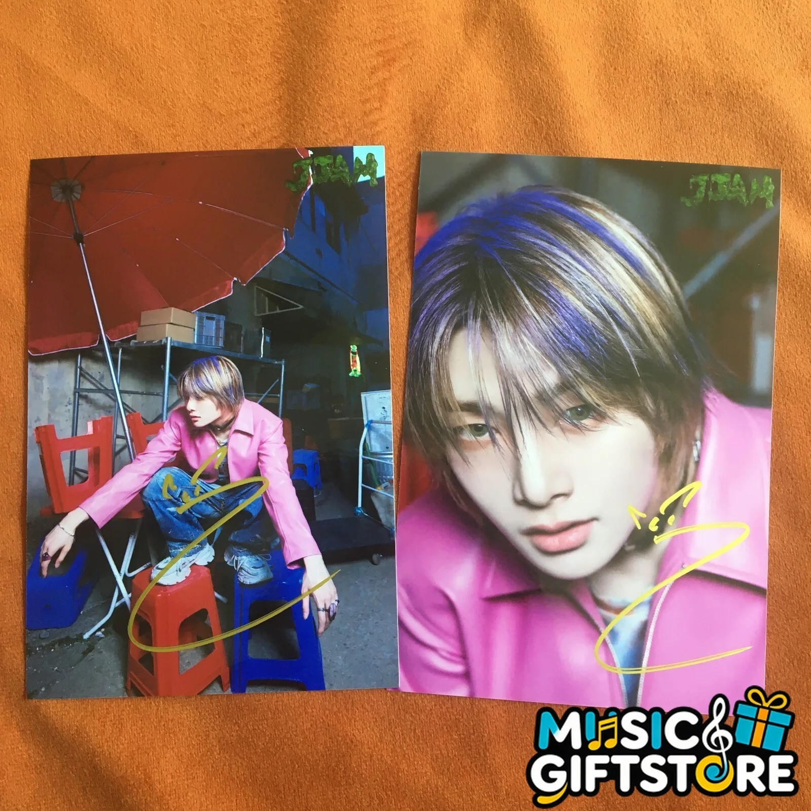 Stray Kids IN I.N. Photo JJAM Autographed Signed K-POP Collection 4*6 2024 #MUGS, изображение 2