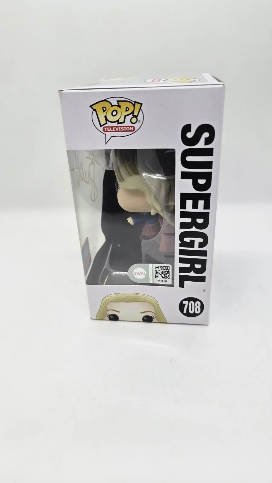melissa benoist — Melissa Benoist SIGNED Supergirl FUNKO POP #708 SWAU, изображение 2