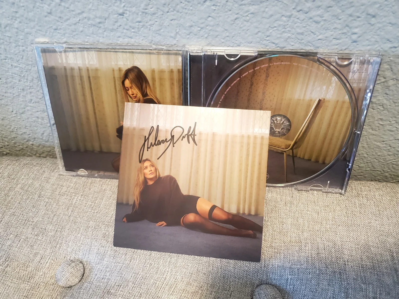 Hilary Duff Luck Or Something Signed Cd, image 2