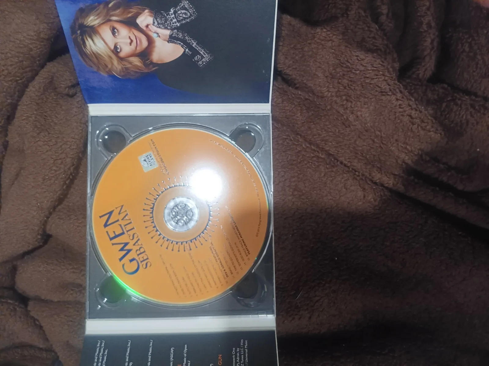 Gwen Sebastian Autographed Original Music CD RARE, image 2
