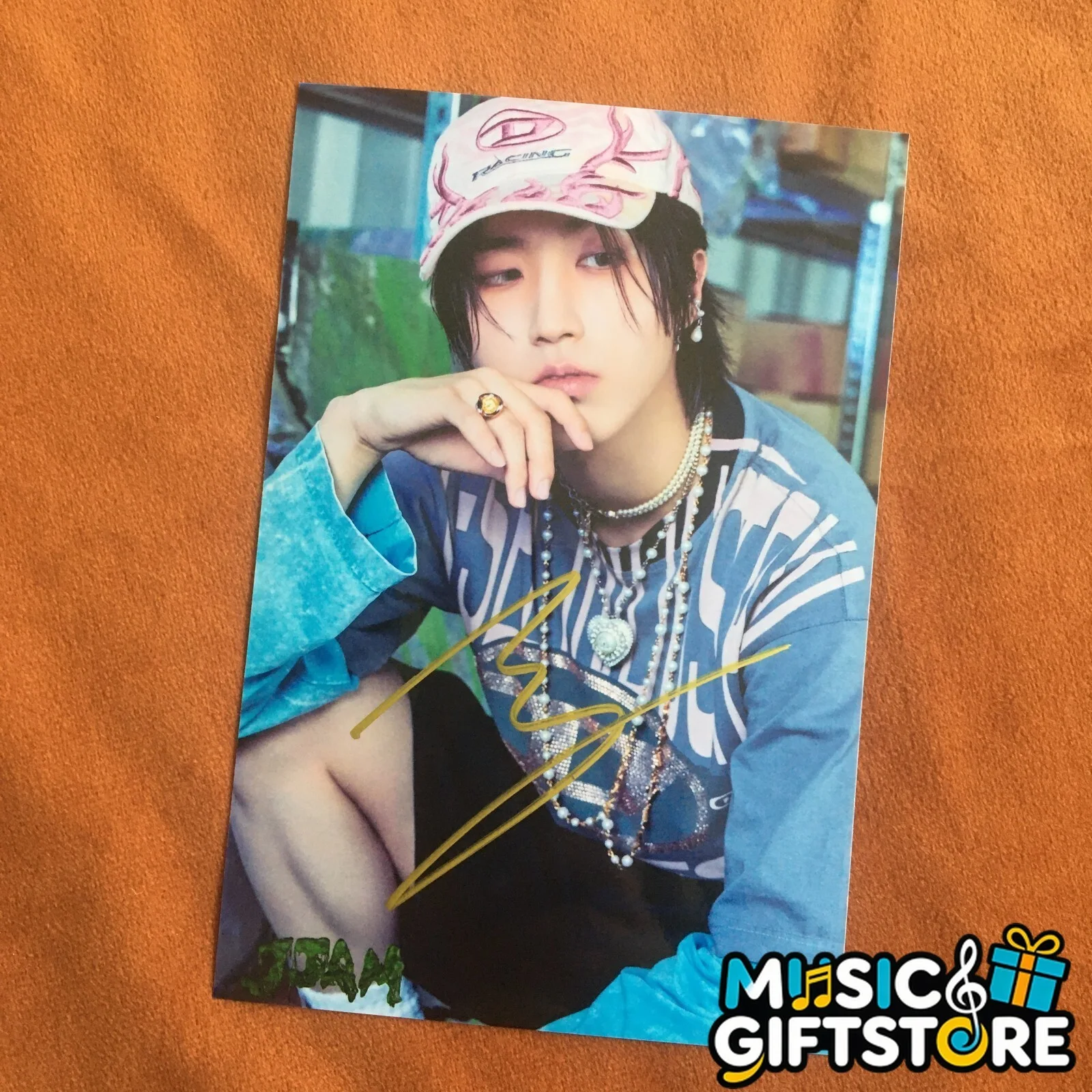 Stray Kids HAN Photo JJAM Autographed Signed K-POP Collection 4*6 2024A #MUGS, изображение 3