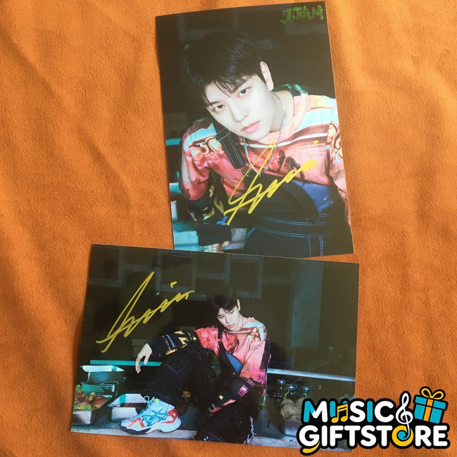 Stray Kids Seung-min Photo JJAM Autographed Signed K-POP Collection 2024A #MUGS, изображение 2