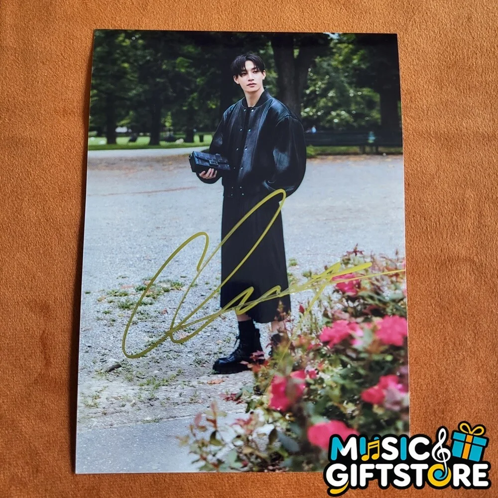 Stray Kids BANG CHAN Photo 4*6 K-POP Autographed Signed Collection 2024 #MUGS, изображение 3