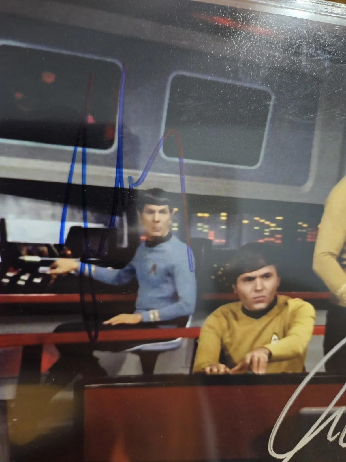 Leonard Nimoy William Shatner — William Shatner Leonard Nimoy Signed 8x10 Autographed Photo COA Star Trek, изображение 2
