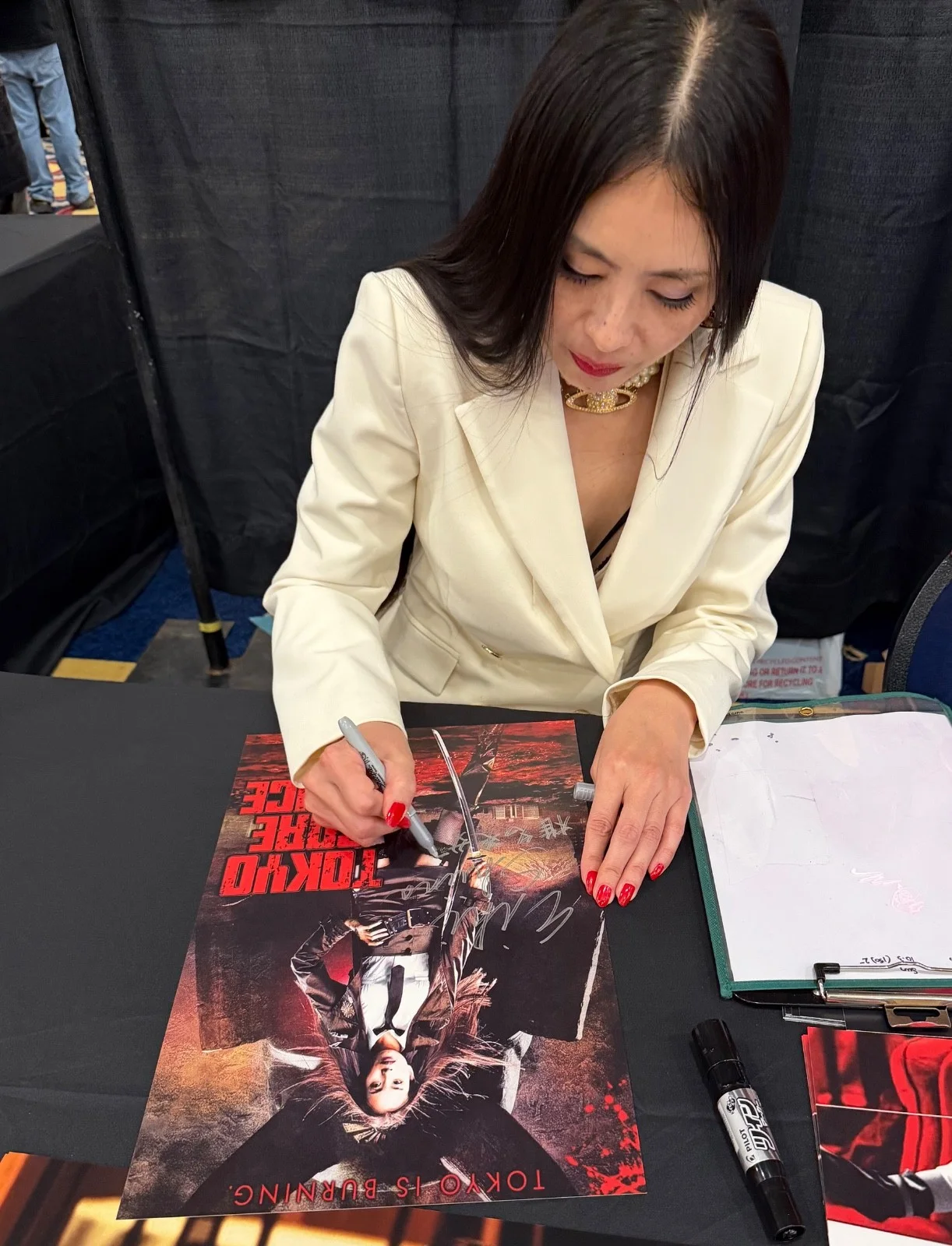 Ehi Shiina — Tokyo Gore Police 11x17 Poster Signed By Eihi Shiina Ultra Rare, изображение 2