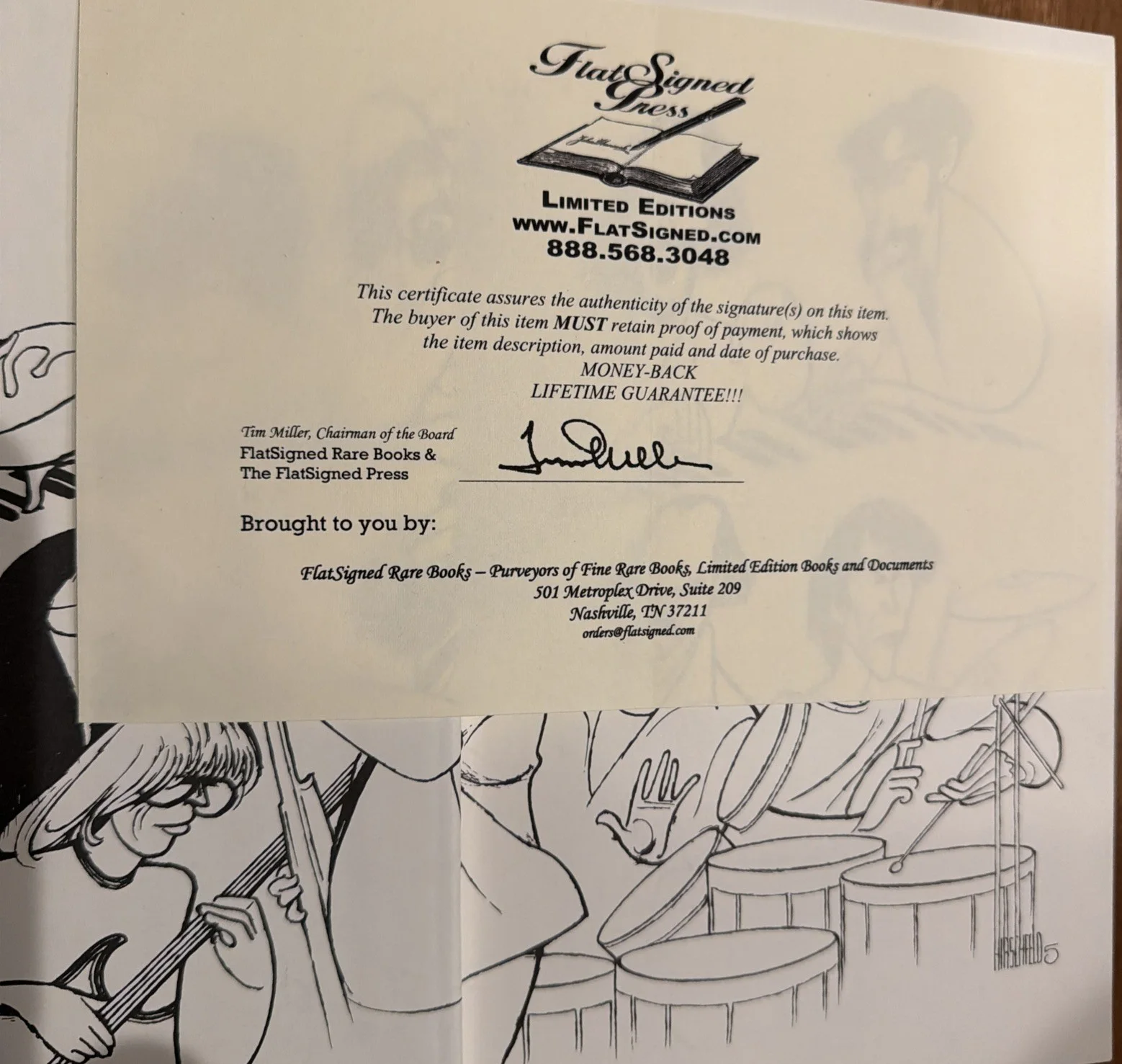 Phil Lesh — Phil Lesh Signed 1ST EDITION Searching For The Sound Grateful Dead Autograph HC, image 3