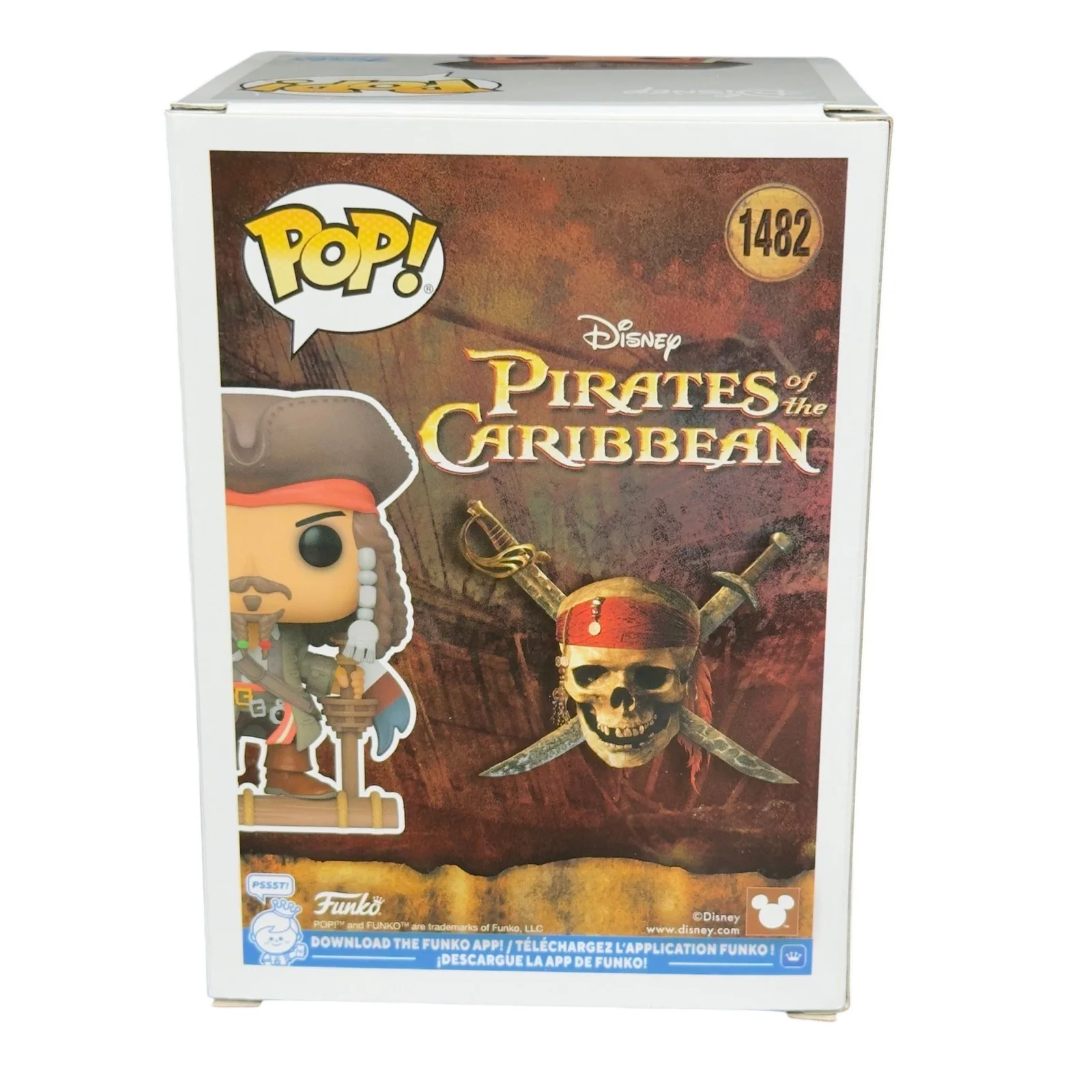 Johnny Depp — Johnny Depp Signed Jack Sparrow 1482 Funko POP Pirates Caribbean Beckett BAS, image 3