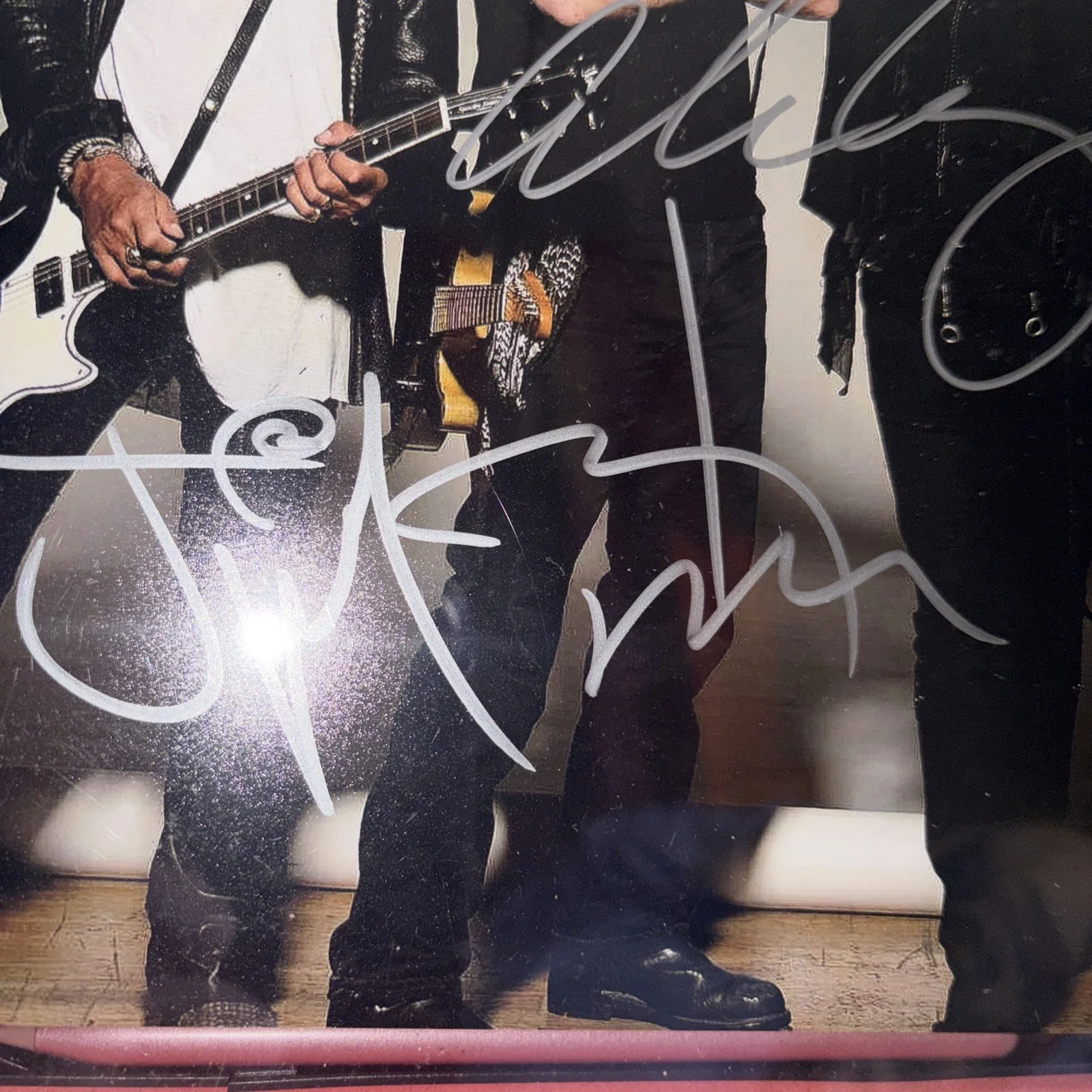 RARE Johnny Depp + Alice Cooper + Joe Perry SIGNED Hollywood Vampires Photo, изображение 2