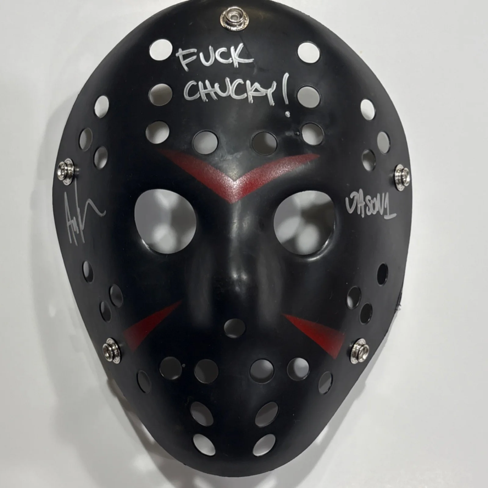 Jason Voorhees Friday the 13th Signed Masks Set of 4 Collectible Original, изображение 3