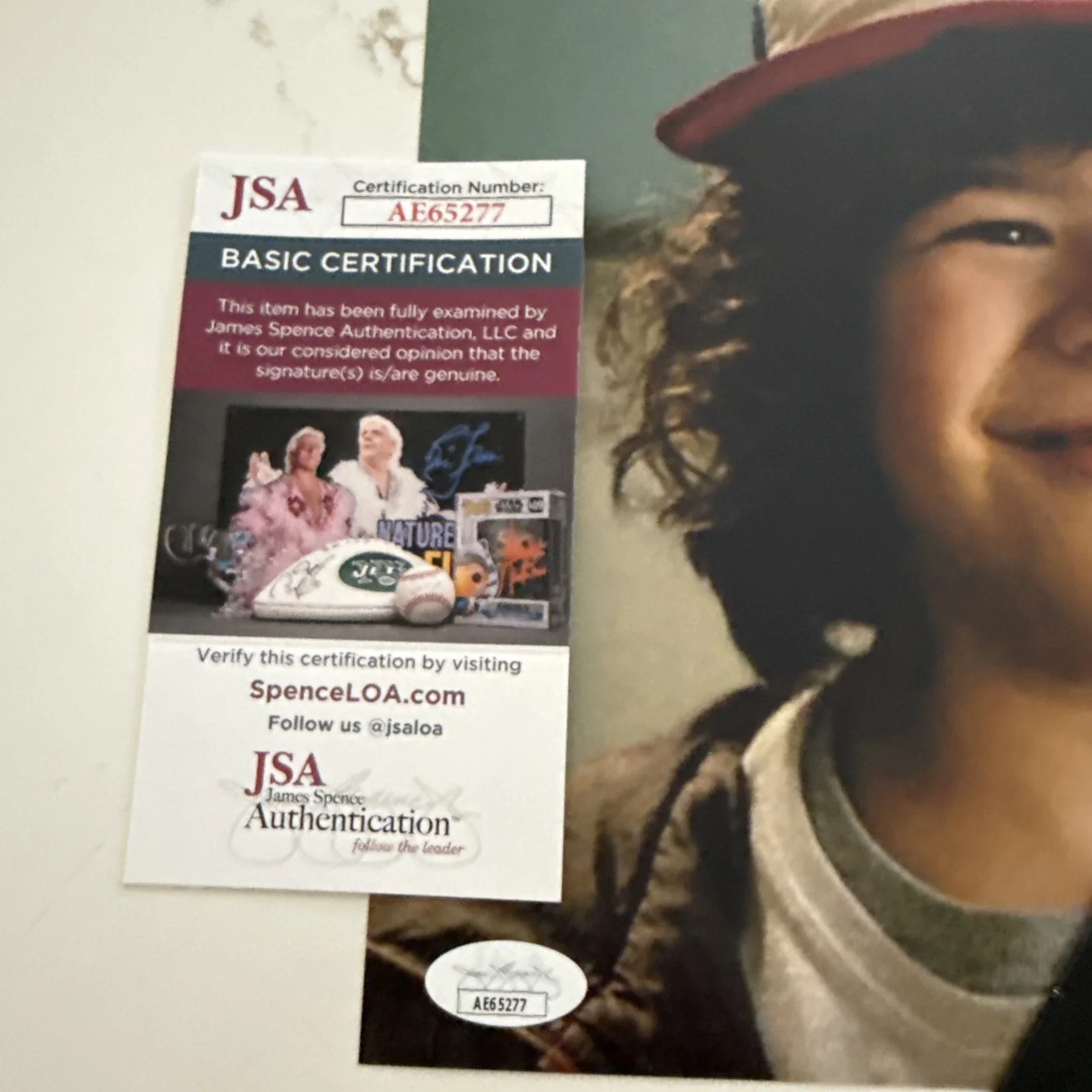 Stranger Things Gaten Matarazzo Autograph SIGNED PHOTO JSA COA 8x10 Dustin, image 4