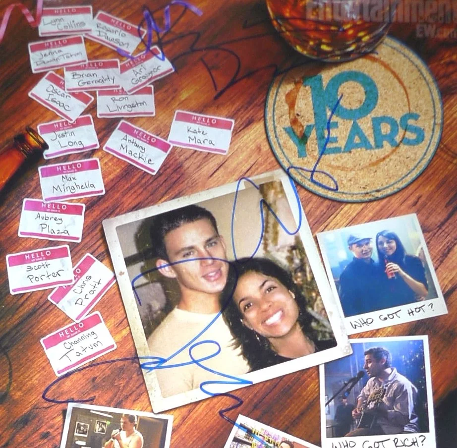 Jenna Dewan Tatum, Rosario Dawson, Chris Pratt, Jamie Linden — Jenna Dewan Tatum, Rosario Dawson, Chris Pratt & Jamie Linden signed 8x10 photo, изображение 4
