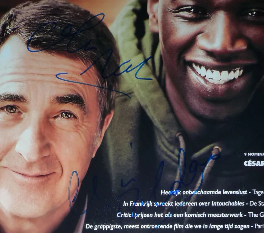 Olivier Nakache — Olivier Nakache & Eric Toledano signed Francois Cluzet’ Intouchables 8x10 photo, изображение 2