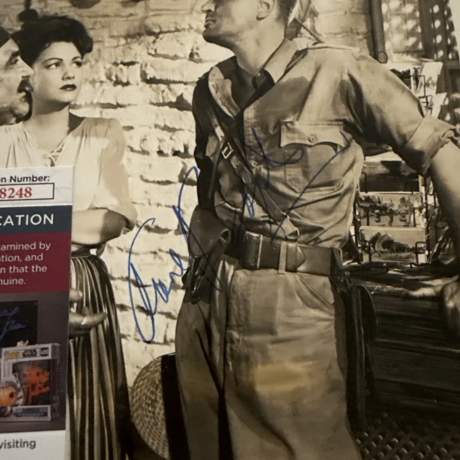Anne Baxter 5 Graves To Cairo Photo SIGNED JSA COA 8x10 Vintage Original, изображение 3