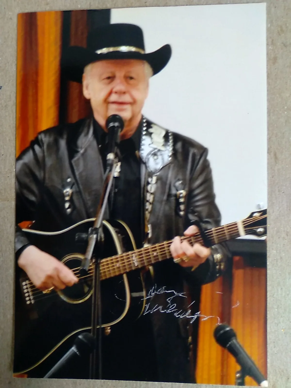 Johnny Western Country Singer Song Writter Musitian Signed Autograph 6x4in Photo, изображение 3