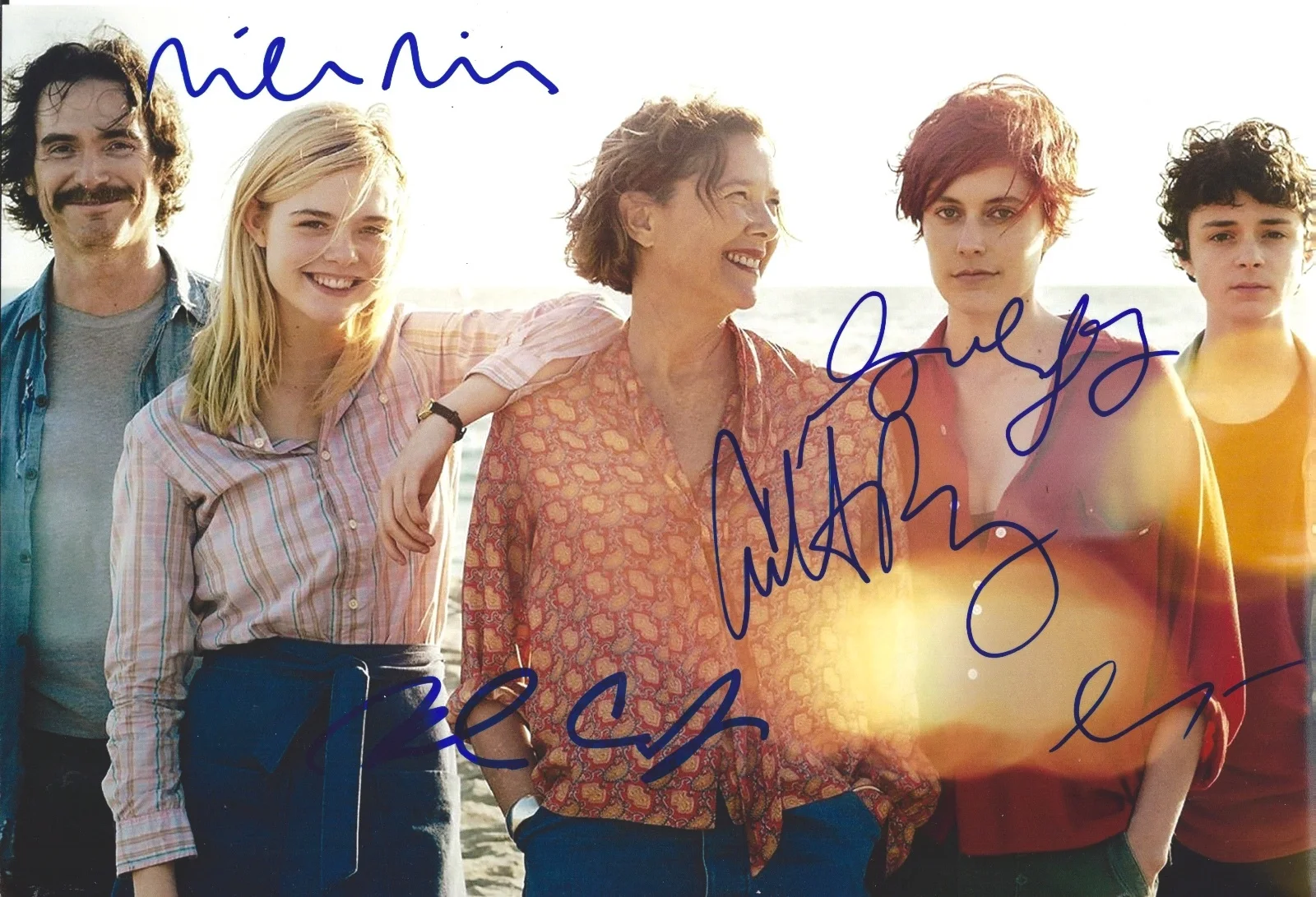 Annette Bening, Greta Gerwig, Billy Crudup, Lucas Jade Zumann — Annette Bening, Greta Gerwig, Billy Crudup, Lucas Jade Zumann, Mike Mills sign