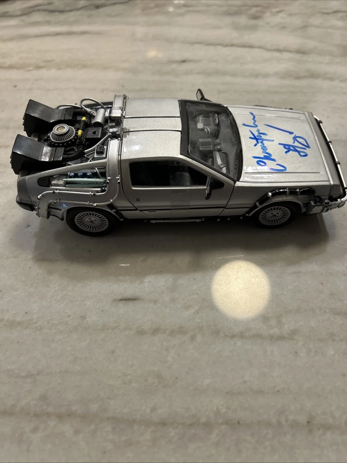 CHRISTOPHER LLOYD — CHRISTOPHER LLOYD Hand SIGNED BACK TO THE FUTURE 1:24 DELOREAN, image 5