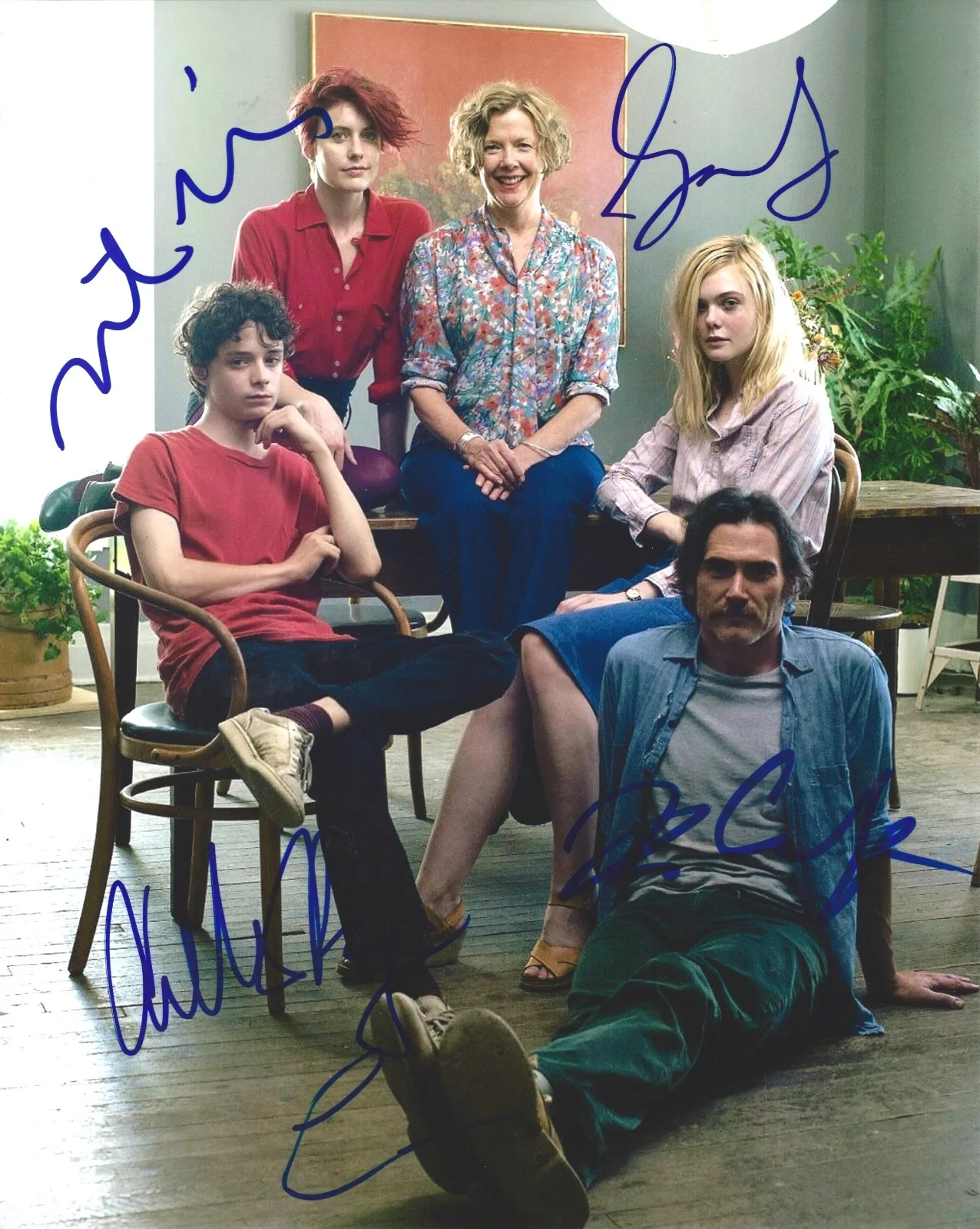 Annette Bening, Greta Gerwig, Billy Crudup, Lucas Jade Zumann — Annette Bening, Greta Gerwig, Billy Crudup, Lucas Jade Zumann, Mike Mills sign
