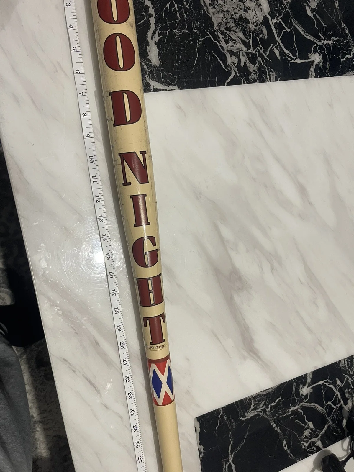 Harley Quinn Suicide Squad 34" Faux Wood Baseball Bat Prop "Good Night" Cosplay, изображение 2