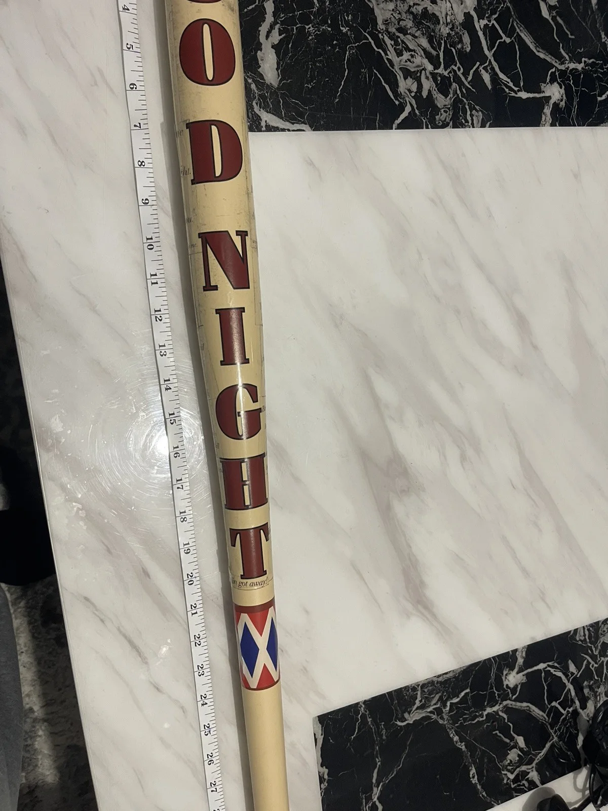 Harley Quinn Suicide Squad 34" Faux Wood Baseball Bat Prop "Good Night" Cosplay, изображение 3