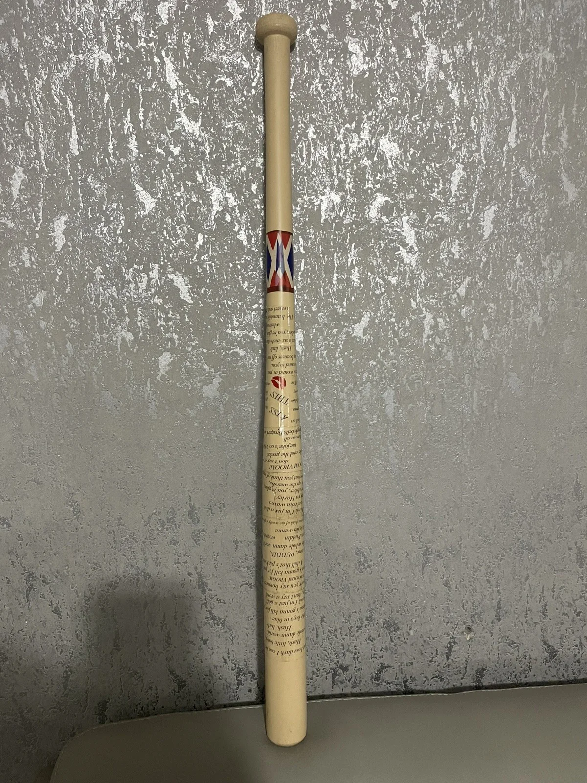 Harley Quinn Suicide Squad 34" Faux Wood Baseball Bat Prop "Good Night" Cosplay, изображение 4