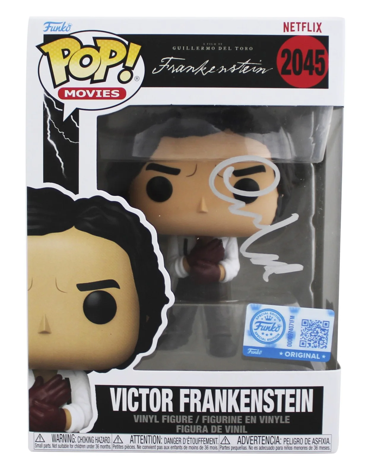 Oscar Isaac — Oscar Isaac Frankenstein Signed Victor #2045 Funko Pop Vinyl Figure BAS #BS75949