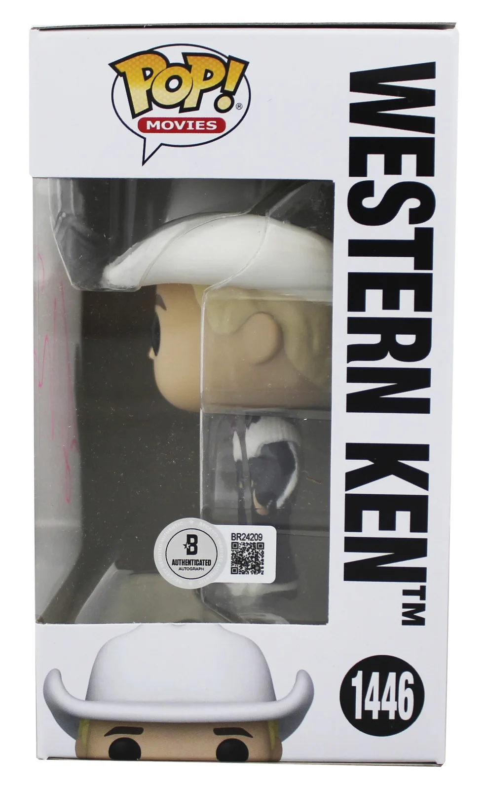 Ryan Gosling — Ryan Gosling Barbie Signed Western Ken #1446 Funko Pop Vinyl Figure BAS #BR24209, изображение 3