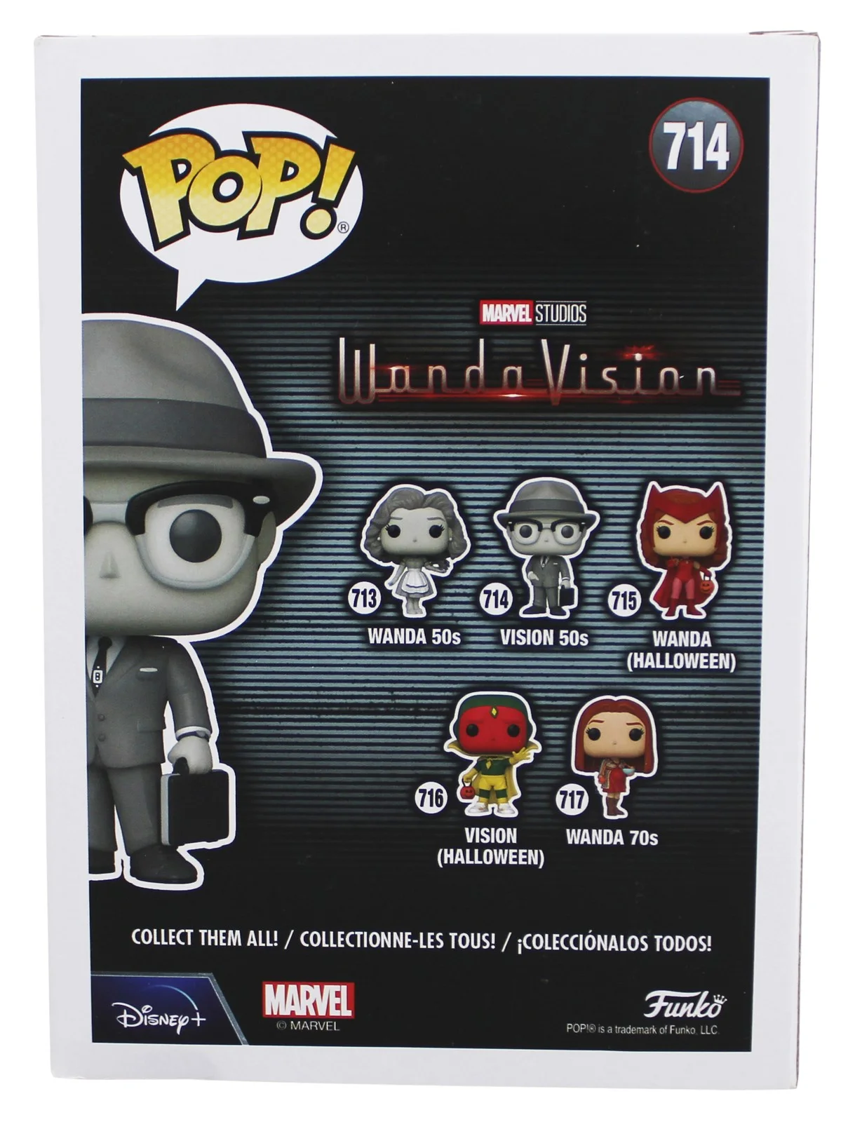 Paul Bettany — Paul Bettany WandaVision "Viz" Signed Vision #714 Funko Pop Figure BAS #BJ44775, изображение 4