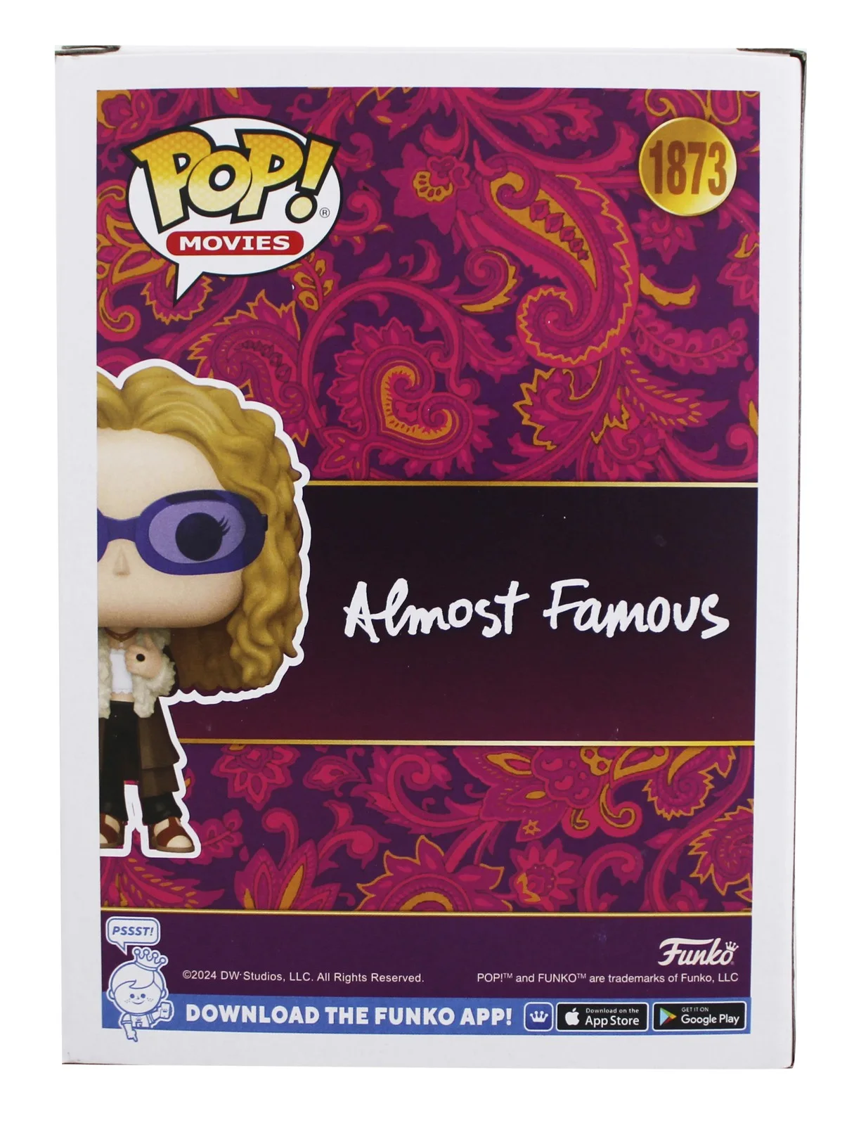 Kate Hudson — Kate Hudson Almost Famous Signed Penny Lane #1873 Funko Pop Vinyl Figure BAS, изображение 4