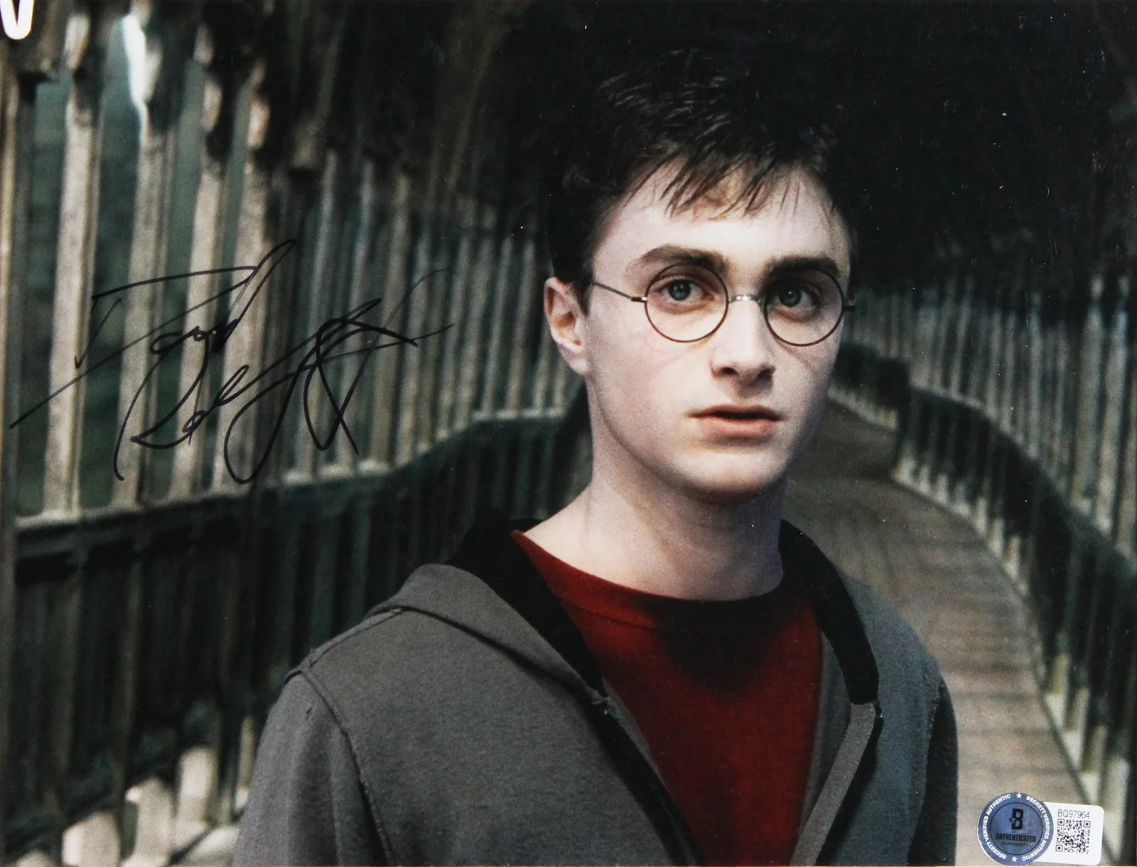 Daniel Radcliffe — Daniel Radcliffe Harry Potter & Order Of The Phoenix Signed Framed Photo BAS 1, image 2