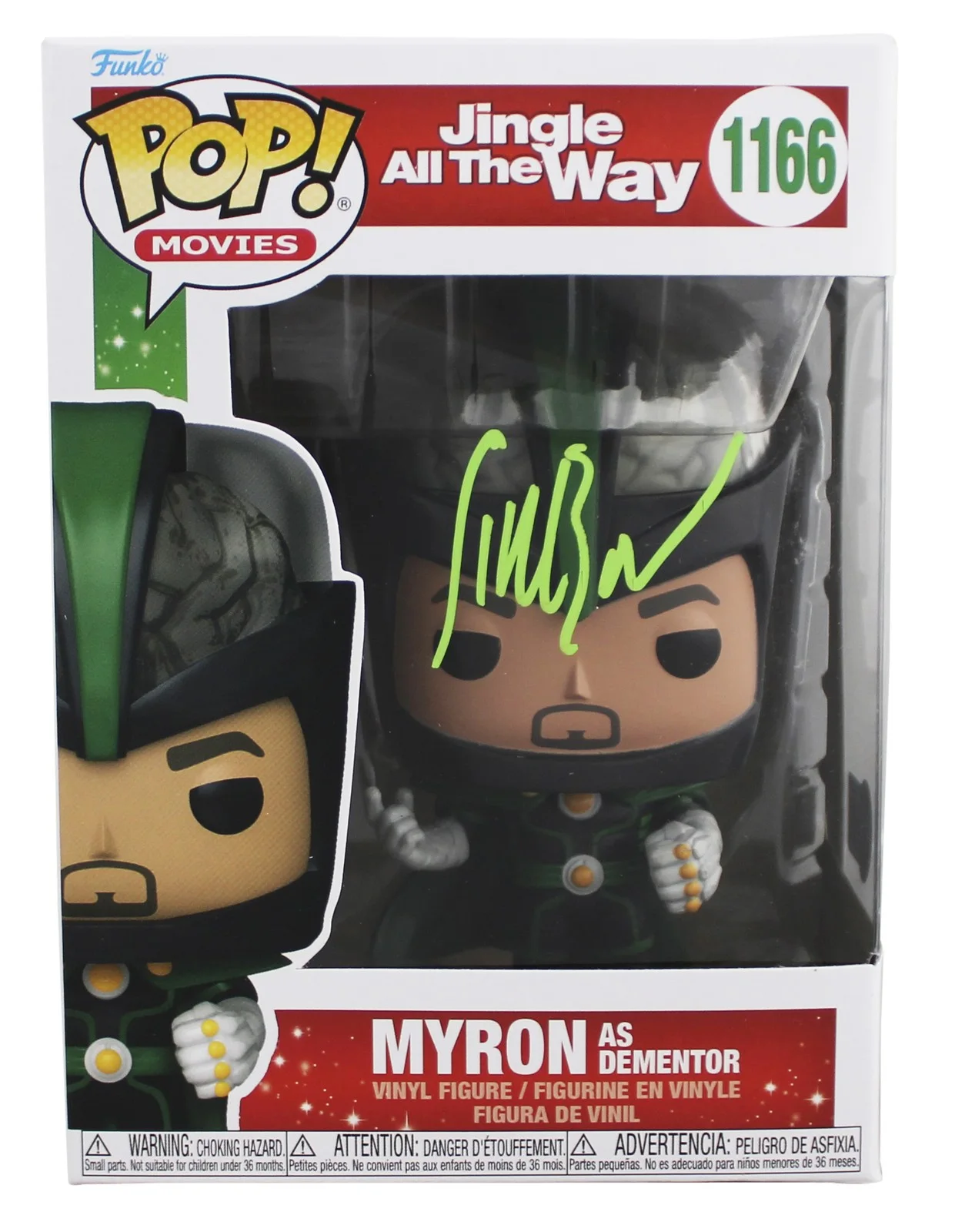 Sinbad — Sinbad Jingle All The Way Signed Myron #1166 Funko Pop Vinyl Figure BAS #BG86272