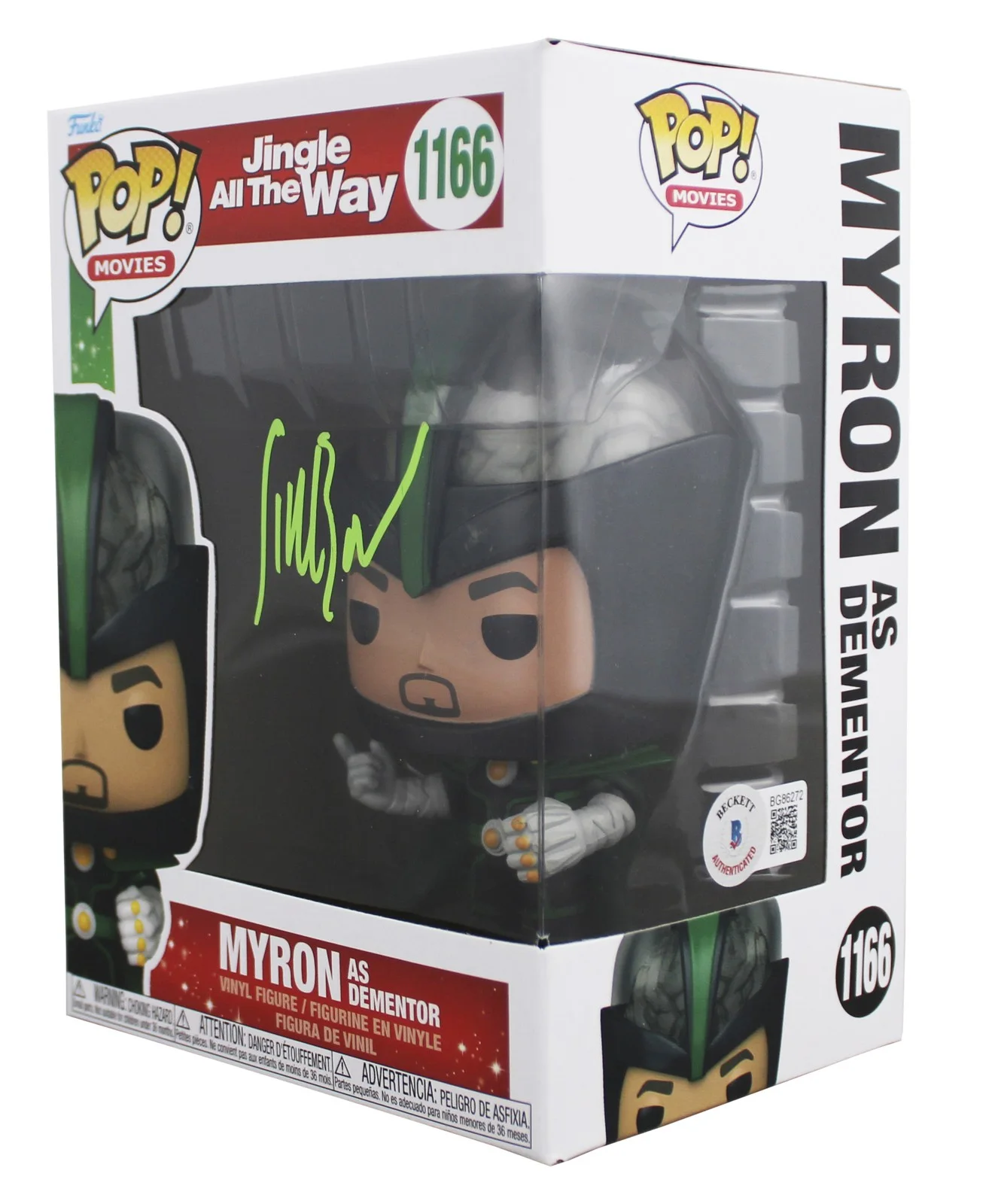 Sinbad — Sinbad Jingle All The Way Signed Myron #1166 Funko Pop Vinyl Figure BAS #BG86272, изображение 2