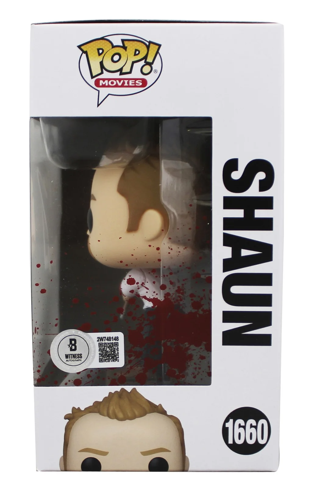 Simon Pegg — Simon Pegg Shaun of the Dead "Shaun" Signed #1660 Funko Pop Vinyl Figure BAS Wit, изображение 3