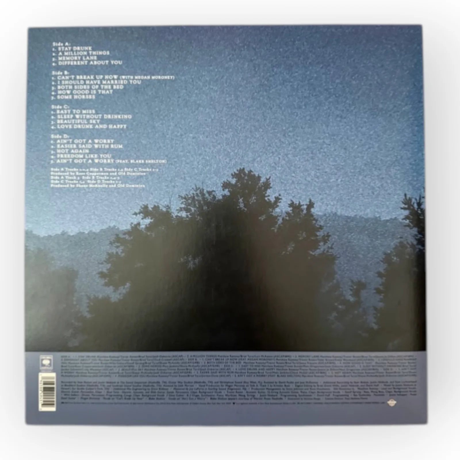 Matthew Ramsey, Trevor Rosen, Whit Sellers, Geoff Sprung, Brad Tu — Old Dominion Band Signed Autograph Album Vinyl Record LP - Memory Lane JSA COA, image 2