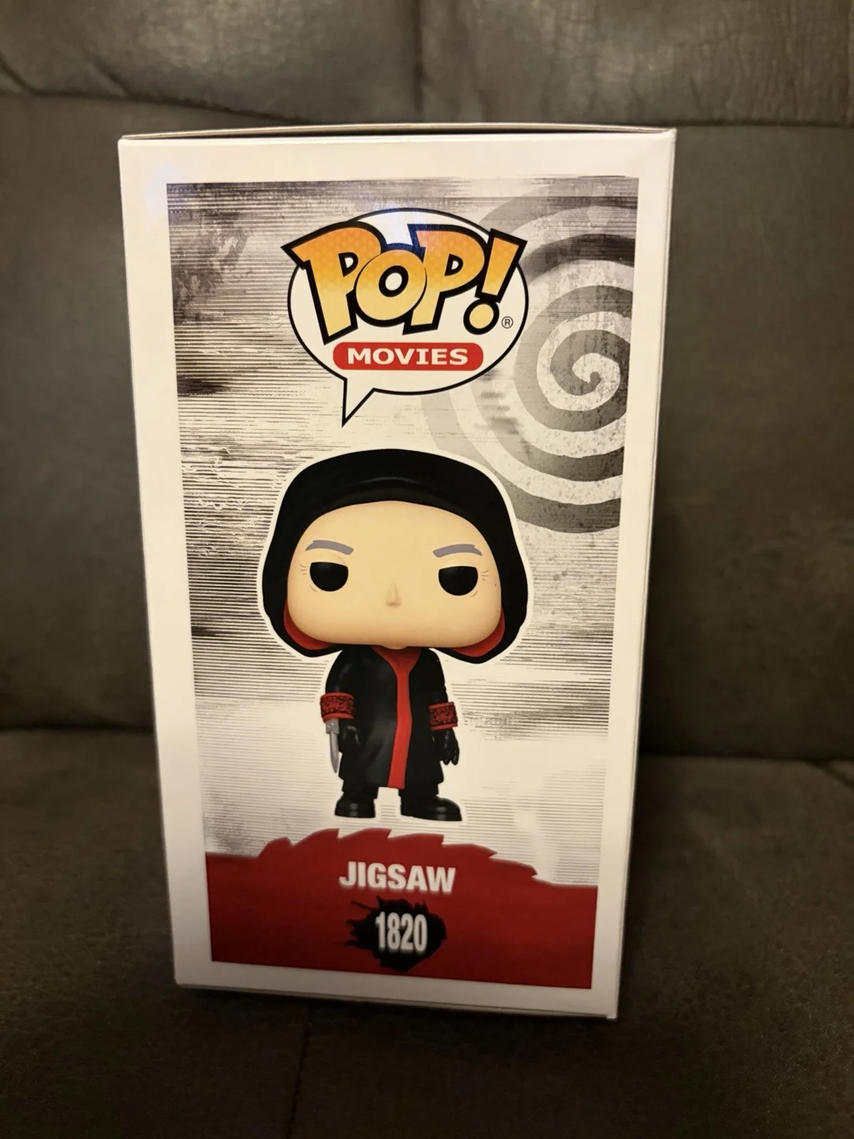 Tobin Bell — Tobin Bell AUTOGRAPHED SIGNED Jigsaw Funko Pop Saw JSA Witnessed COA w/Protecter, image 5
