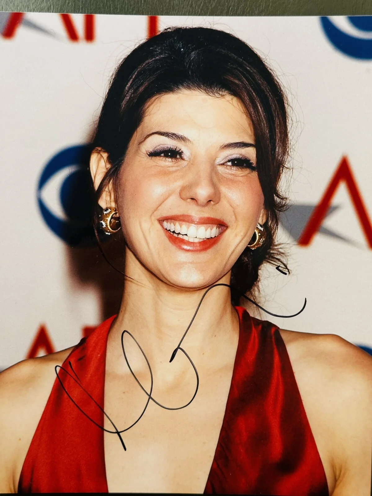 Marisa Tomei — Marisa Tomei signed 8x10 photo in person. Spiderman