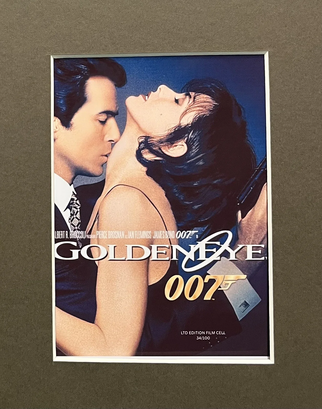 007 JAMED BOND. Goldeneye. . 35mm Film Cell Mounted Display, image 2