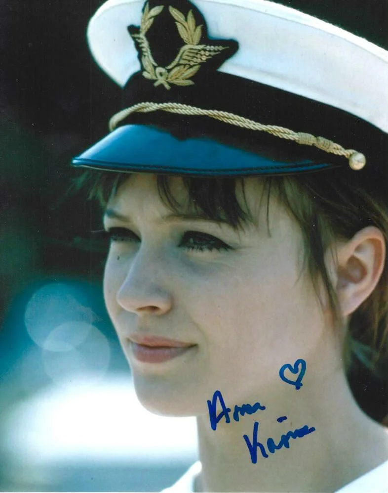 Anna Karina — Anna Karina Signed 8x10 Photo in person Photo Proof. Godard' Band of Outsiders