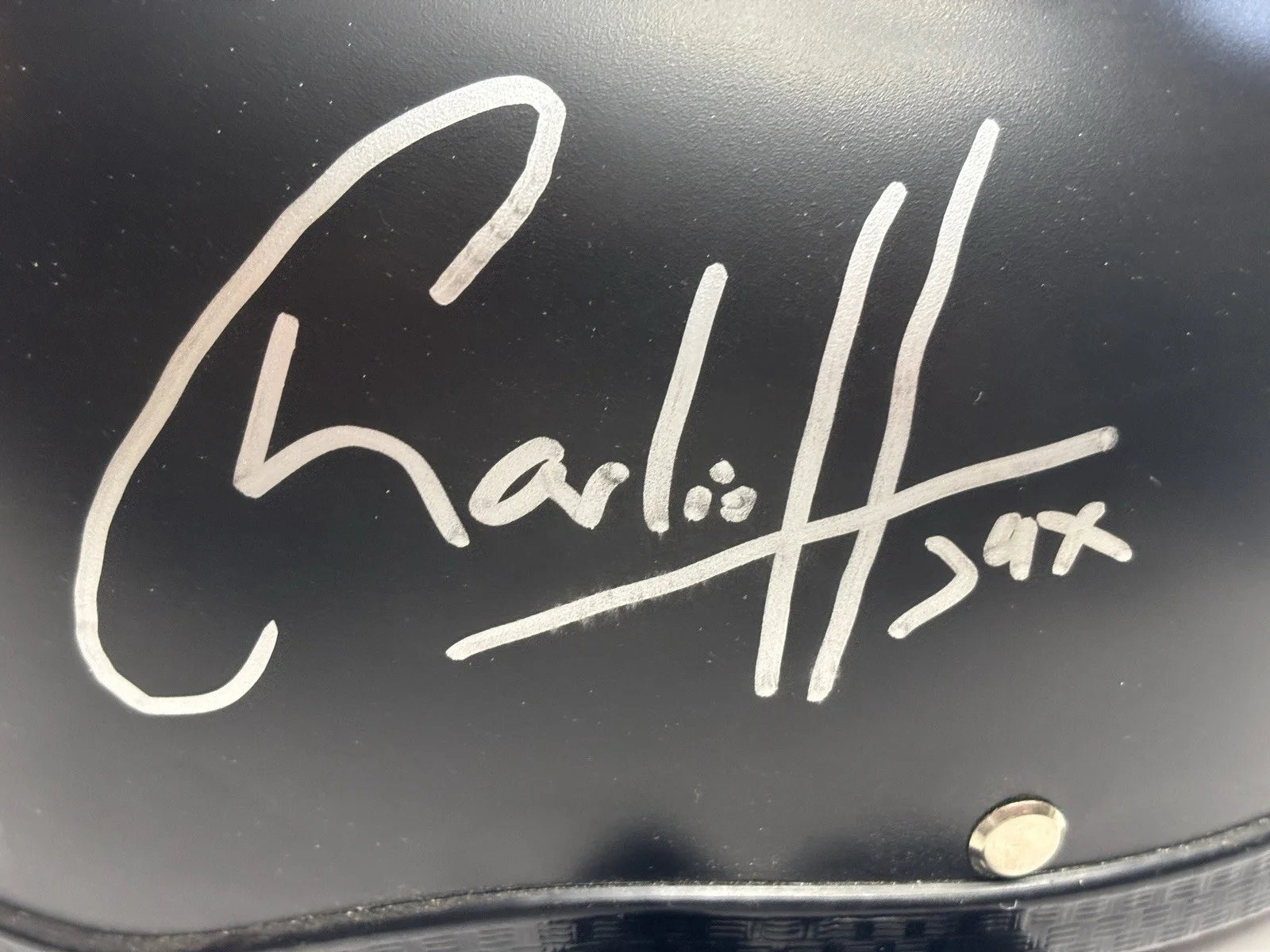 Charlie Humman — Charlie Hunnam, “Jax” Sons of Anarchy Hand Signed Autographed Motorcycle Helmet, изображение 5