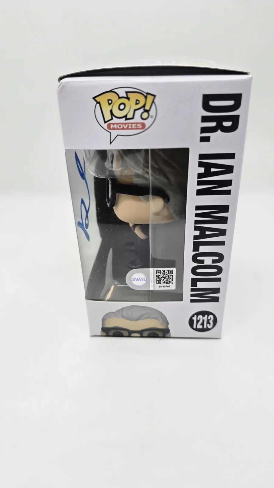 jeff goldblum — Jeff Goldblum Signed Jurassic World Dominion Dr Ian Malcolm Funko Pop #1213 SWAU, изображение 2