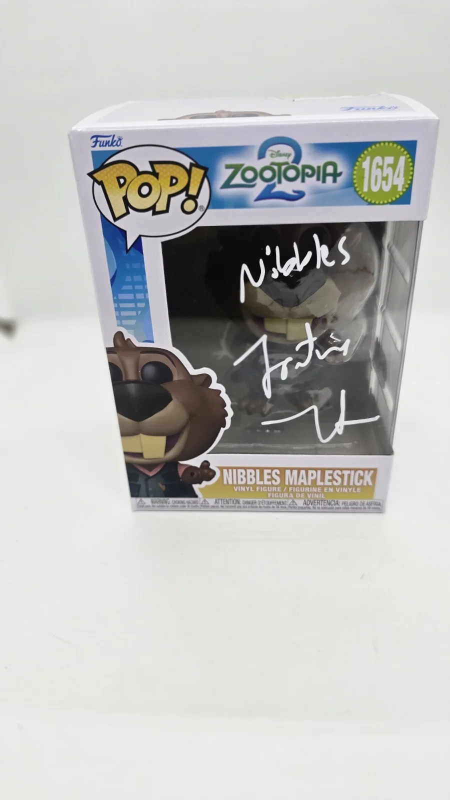 fortune feimster — Fortune Feimster Signed Zootopia 2 Nibbles Maplestick Funko Pop #1654 SWAU