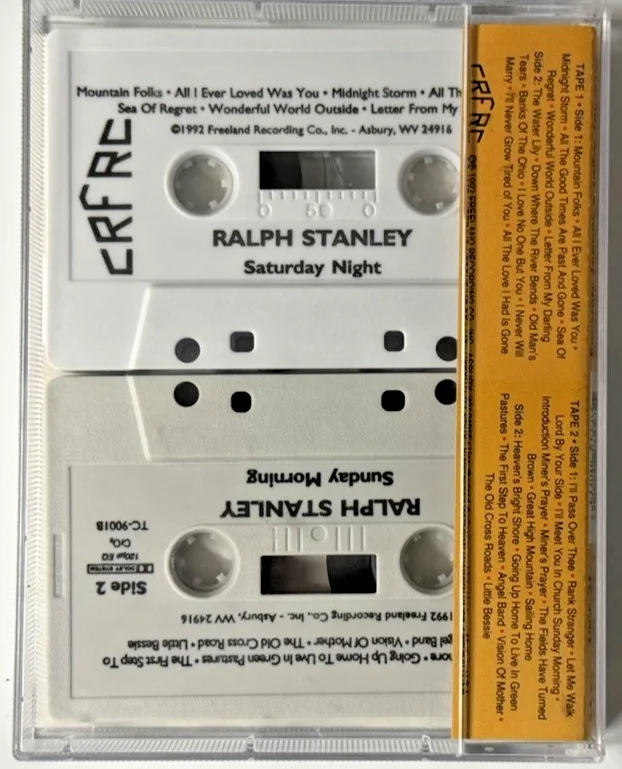 Ralph Stanley Signed Cassette “Saturday Night & Sunday Morning” Auto JSA COA, изображение 5