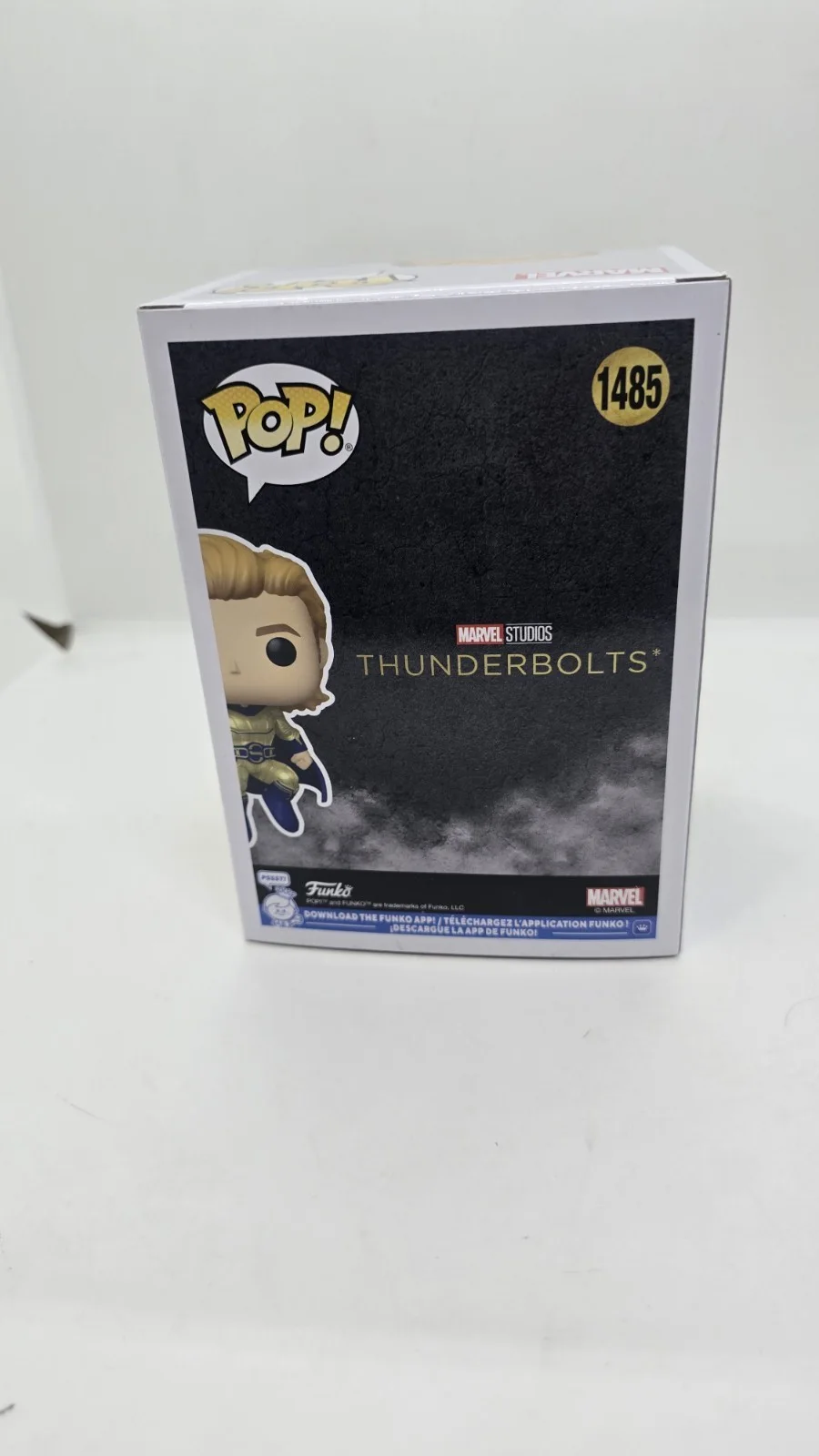 louis pullman — Lewis Pullman Signed Marvel Thunderbolts Sentry Funko Pop #1485 SWAU #1, image 3