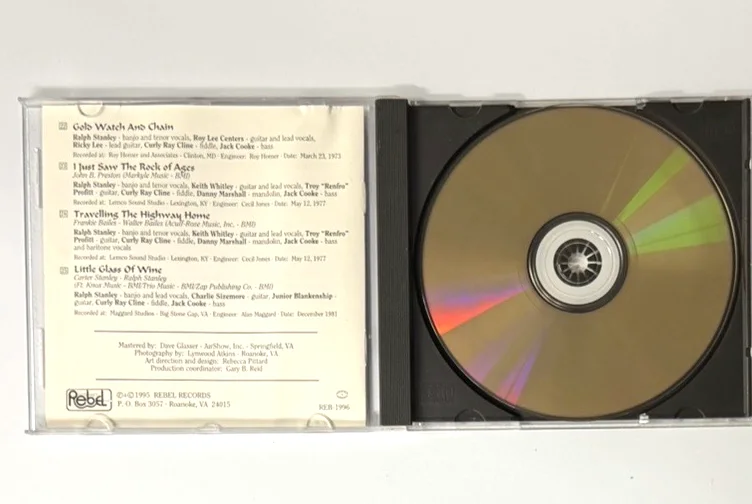 Ralph Stanley Signed CD “50th Anniversary Collection” Auto JSA COA CF17207, image 4